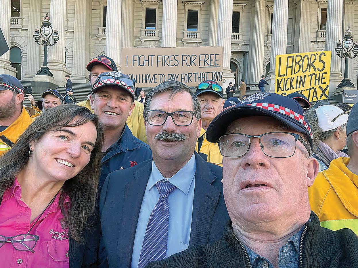 Anti ES Levy protest