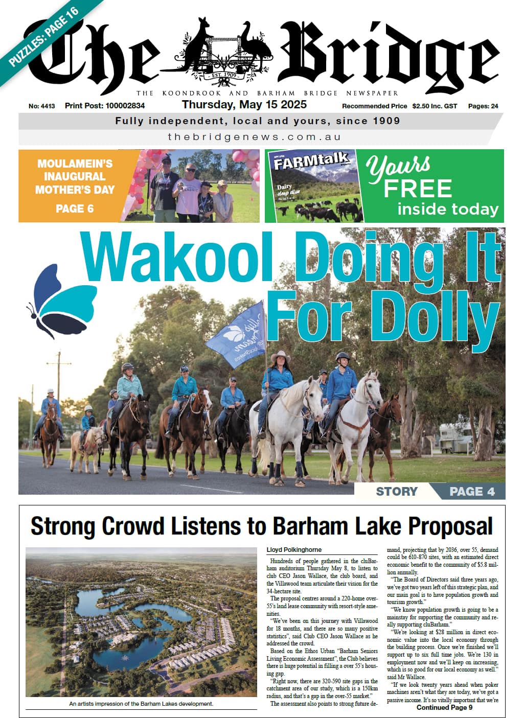 The Koondrook and Barham Bridge Newspaper 15 May 2025