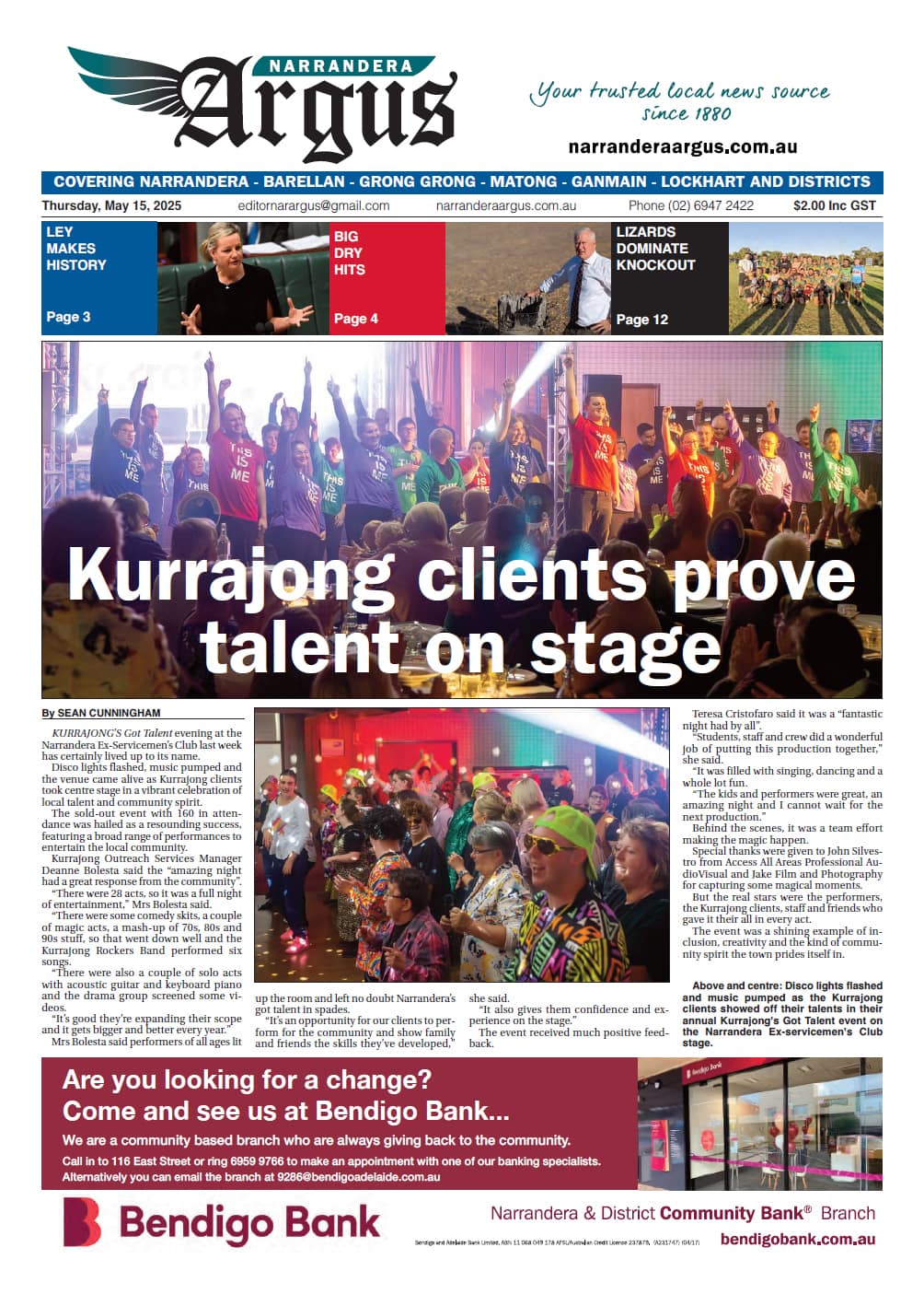 Narrandera Argus 15 May 2025