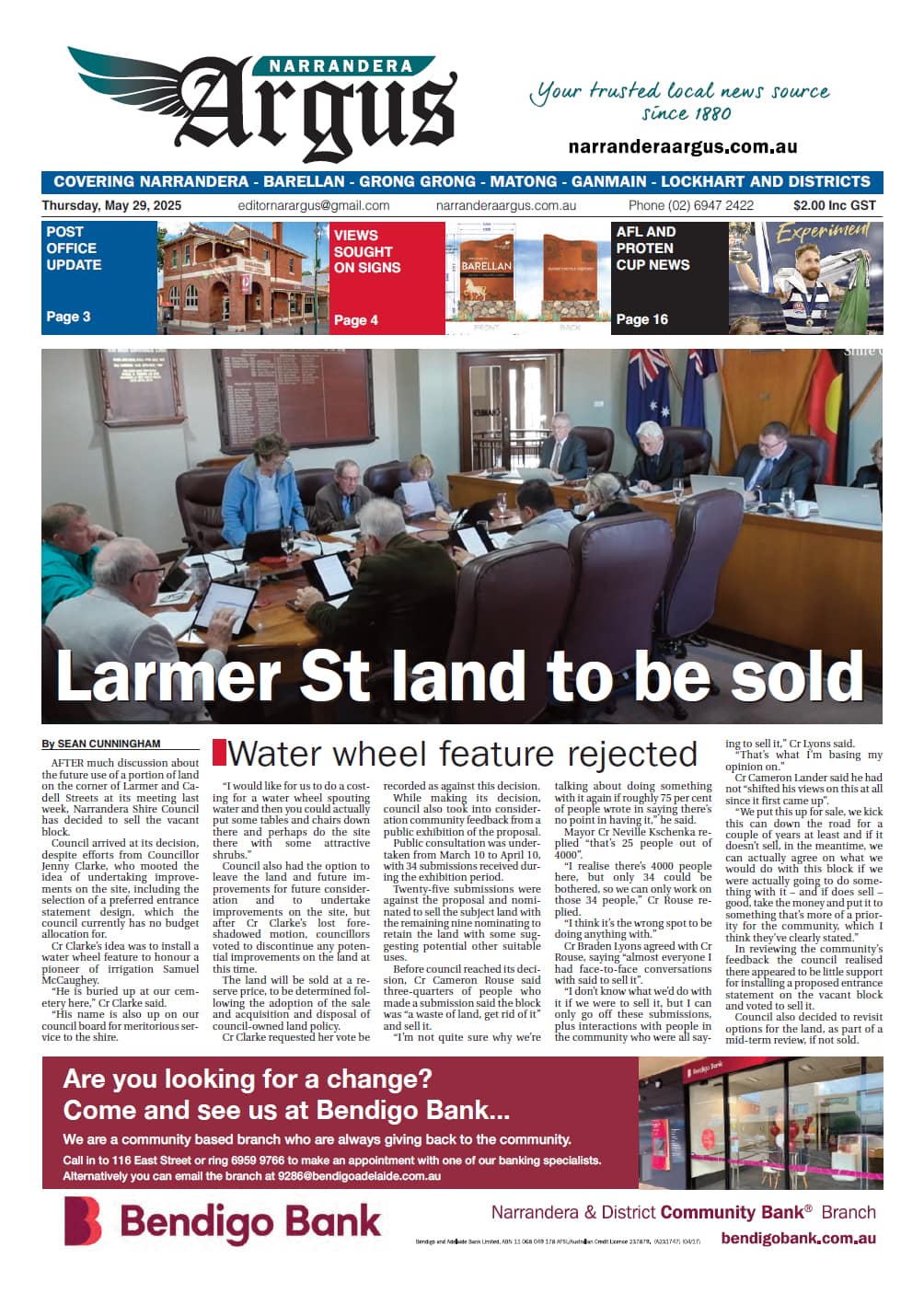 Narrandera Argus 29 May 2025