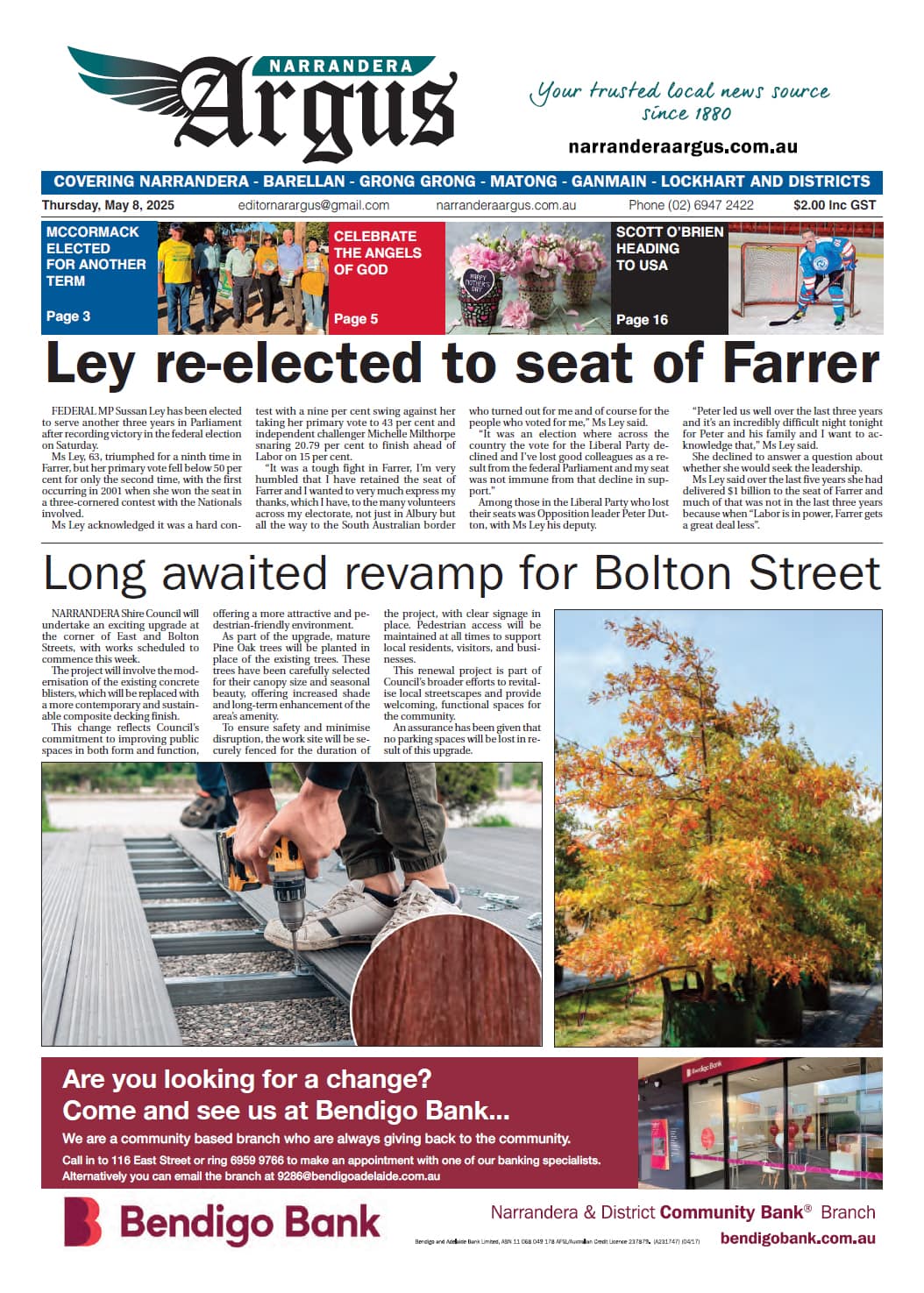 Narrandera Argus 8 May 2025