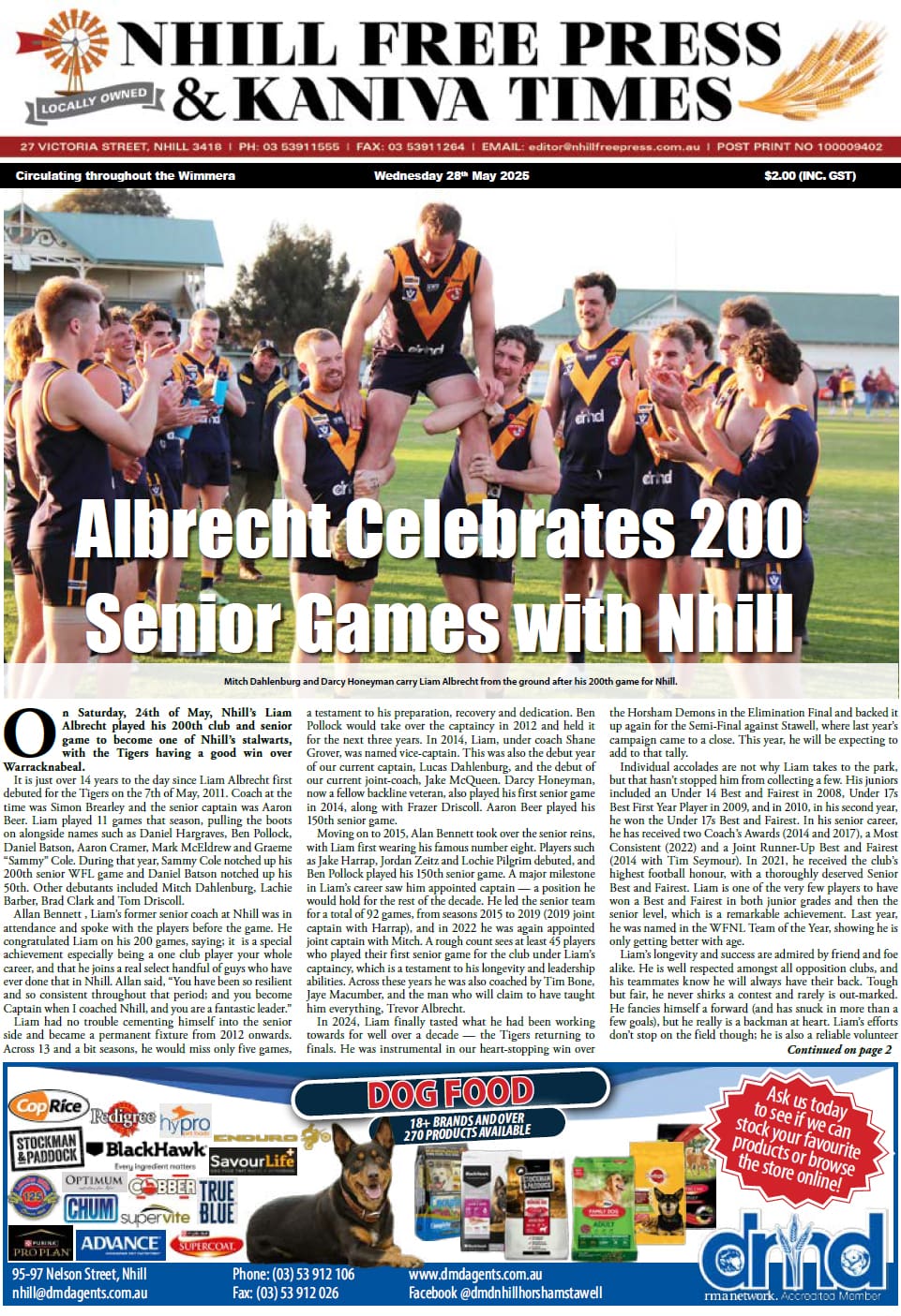 Nhill Free Press & Kaniva Times 28 May 2025