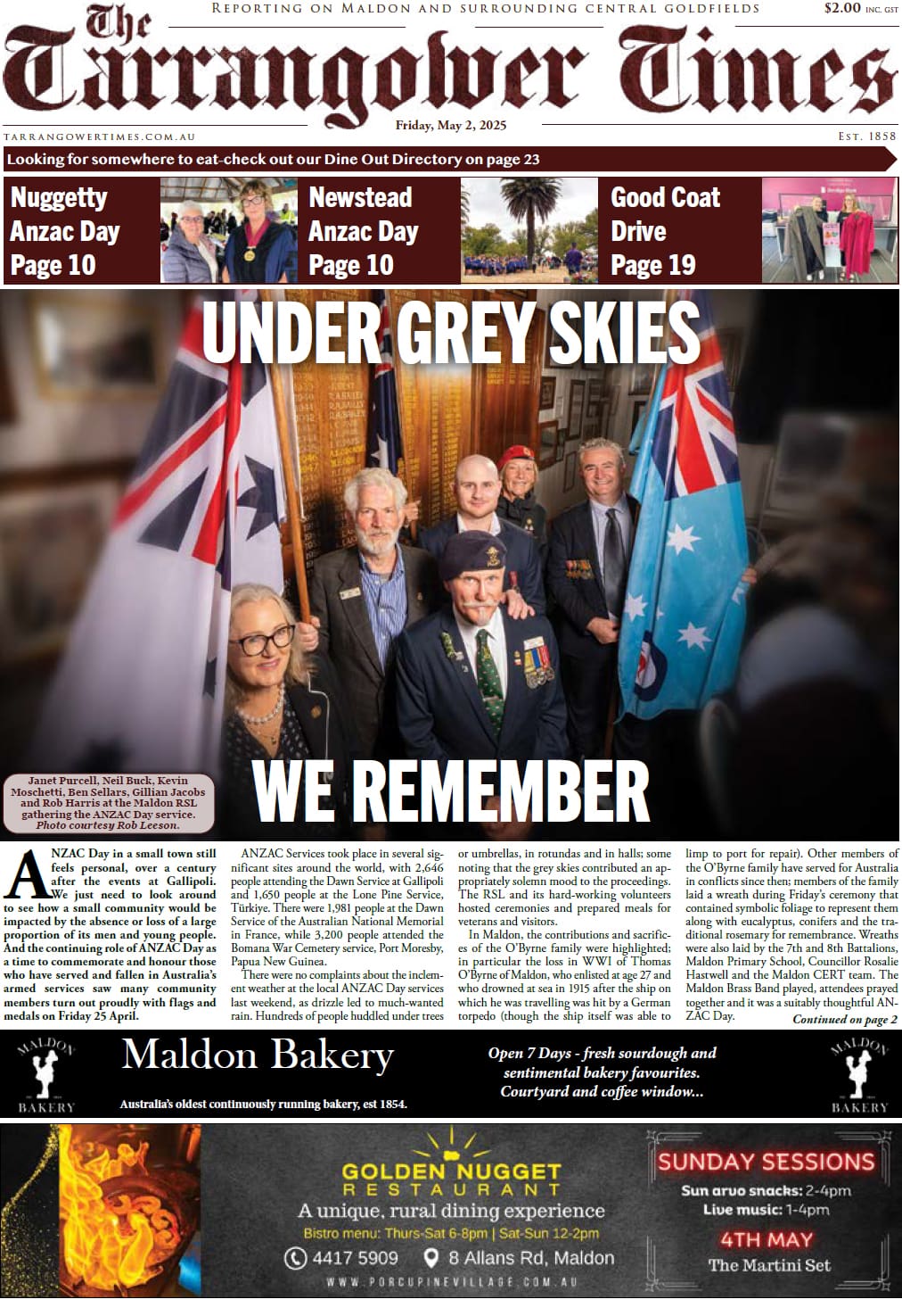 Tarrangower Times 2 May 2025