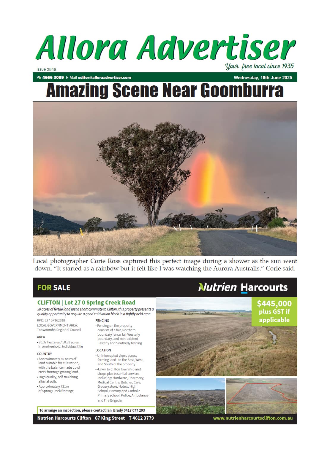 Allora Advertiser 18 June 2025