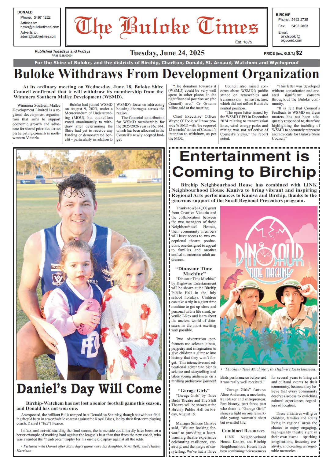 The Buloke Times 24 June 2025