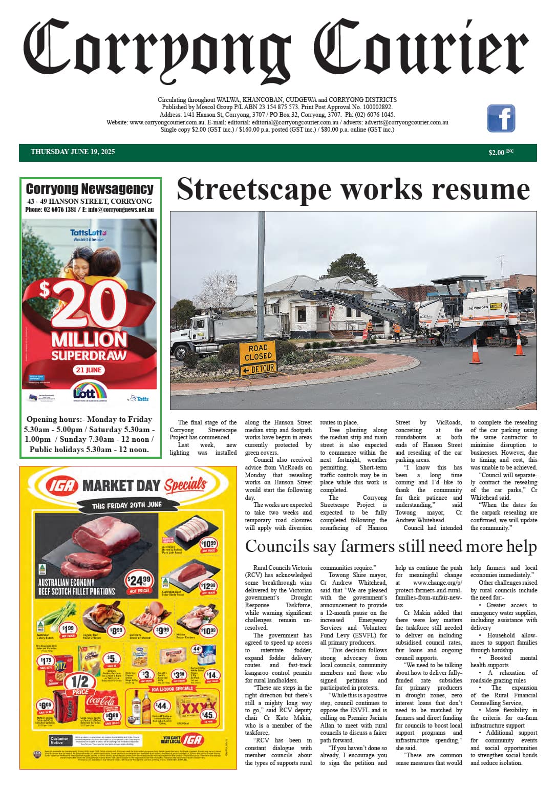 Corryong Courier 19 June 2025