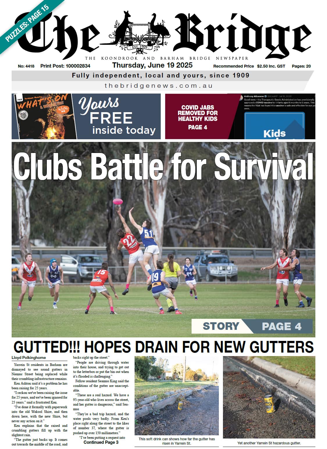 The Koondrook and Barham Bridge Newspaper 19 June 2025