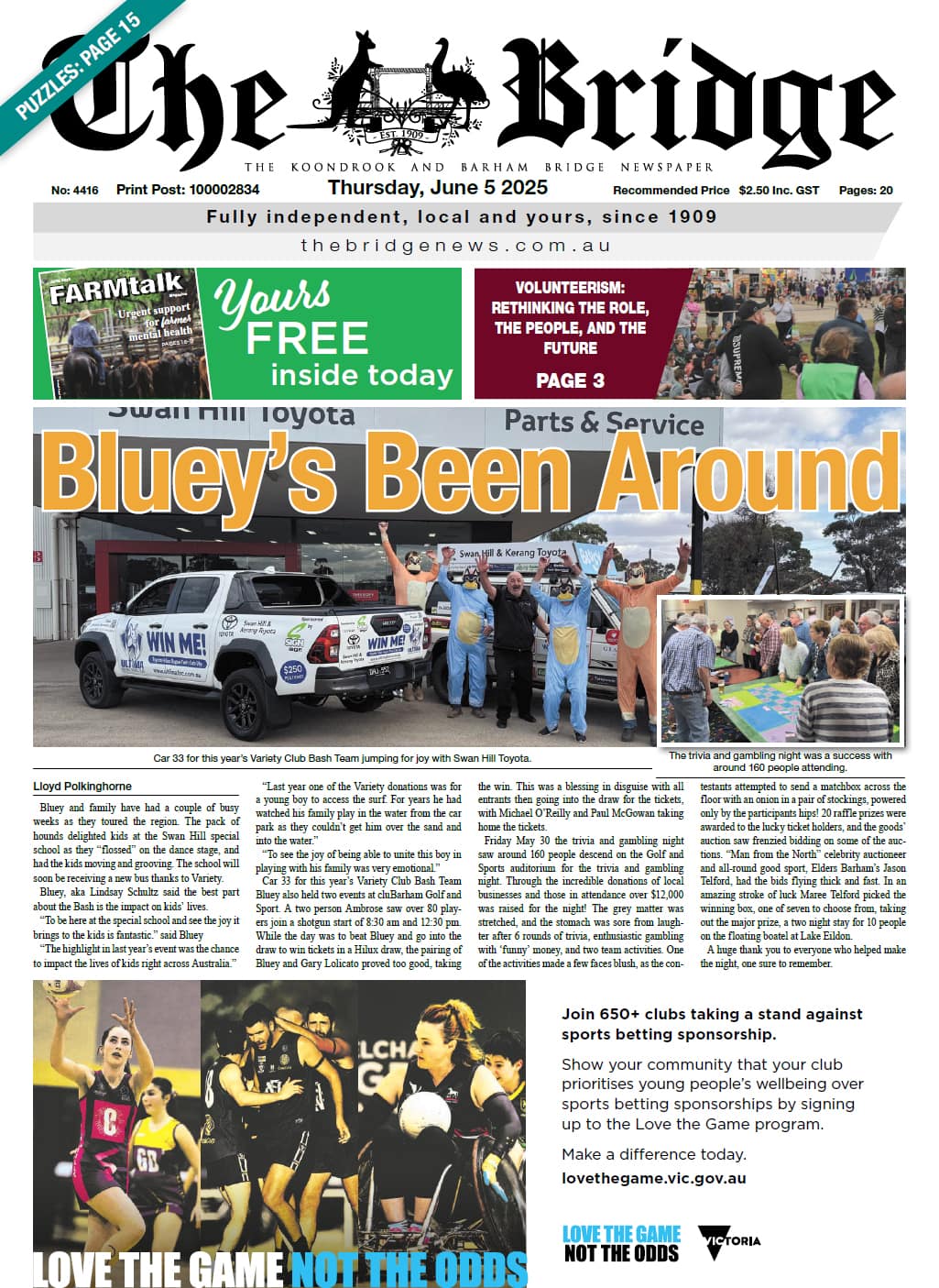 The Koondrook and Barham Bridge Newspaper 5 June 2025