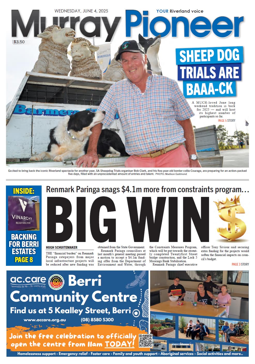 Murray Pioneer 4 June 2025