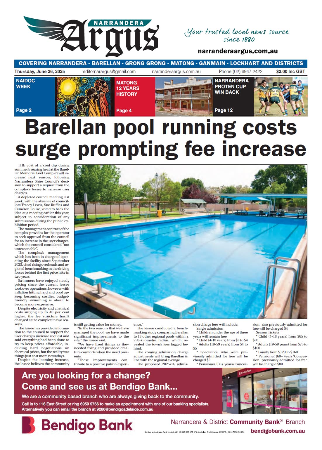 Narrandera Argus 26 June 2025