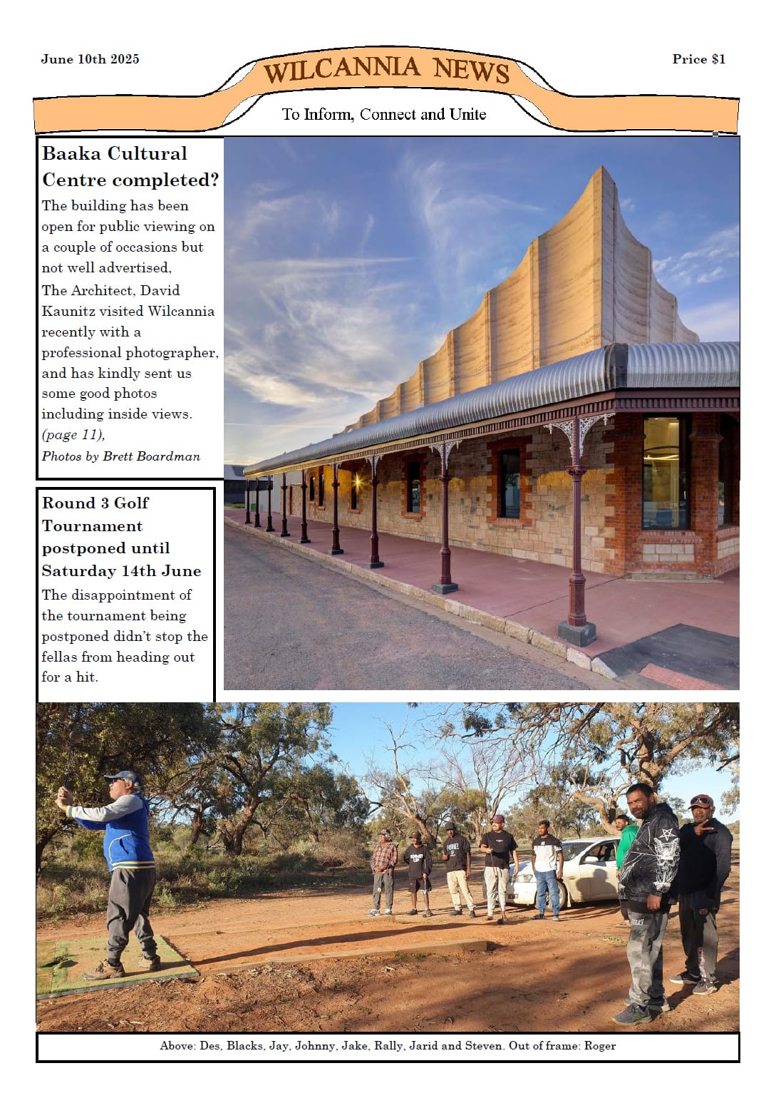 Wilcannia News 10 June 2025