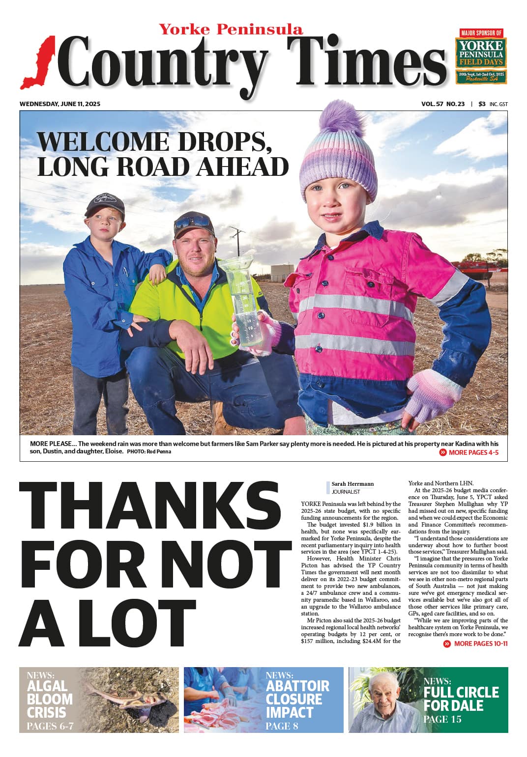Yorke Peninsula Country Times 11 June 2025