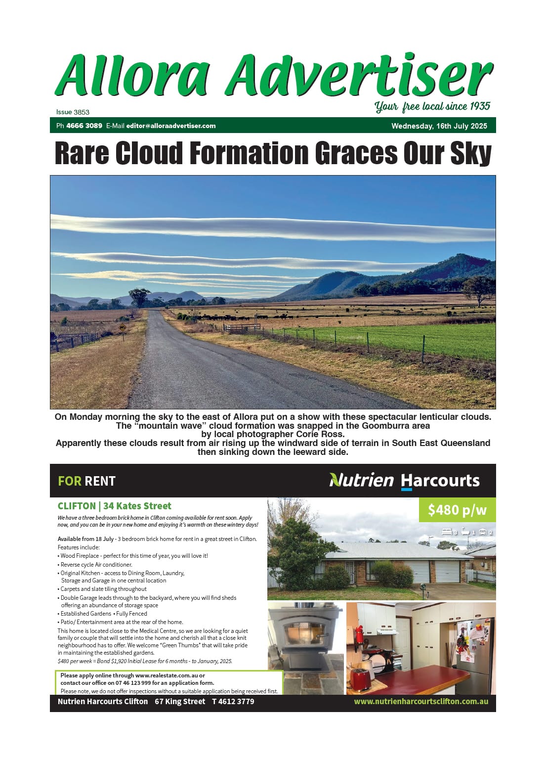 Allora Advertiser 16 July 2025