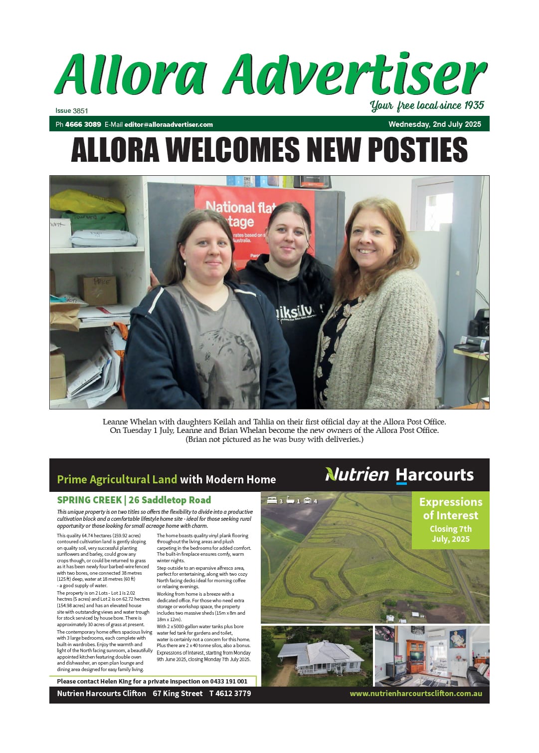 Allora Advertiser 2 July 2025