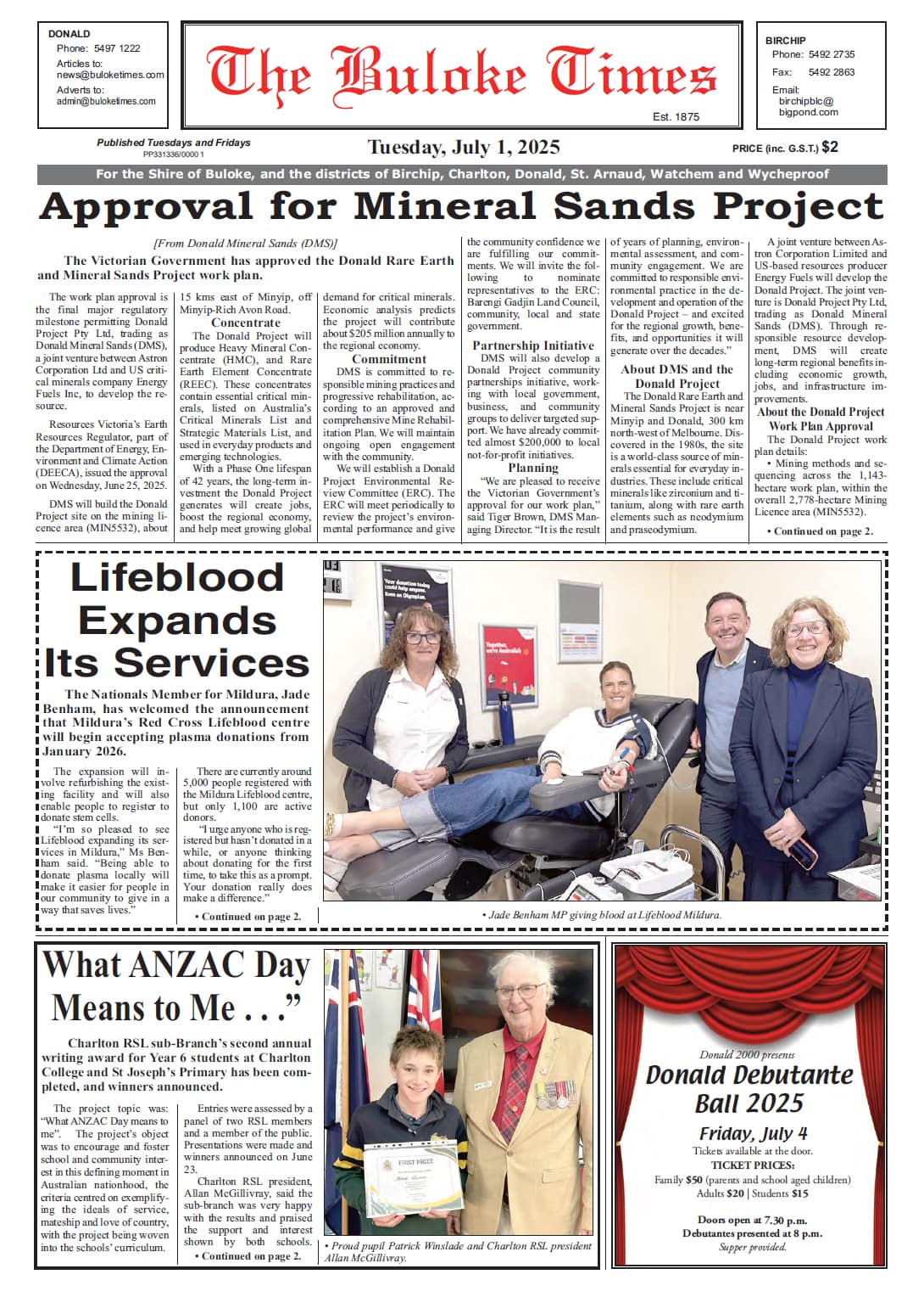 The Buloke Times 1 July 2025