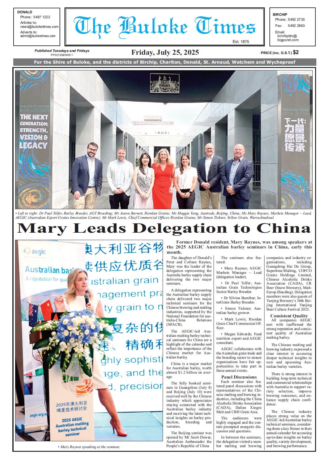 The Buloke Times 25 July 2025