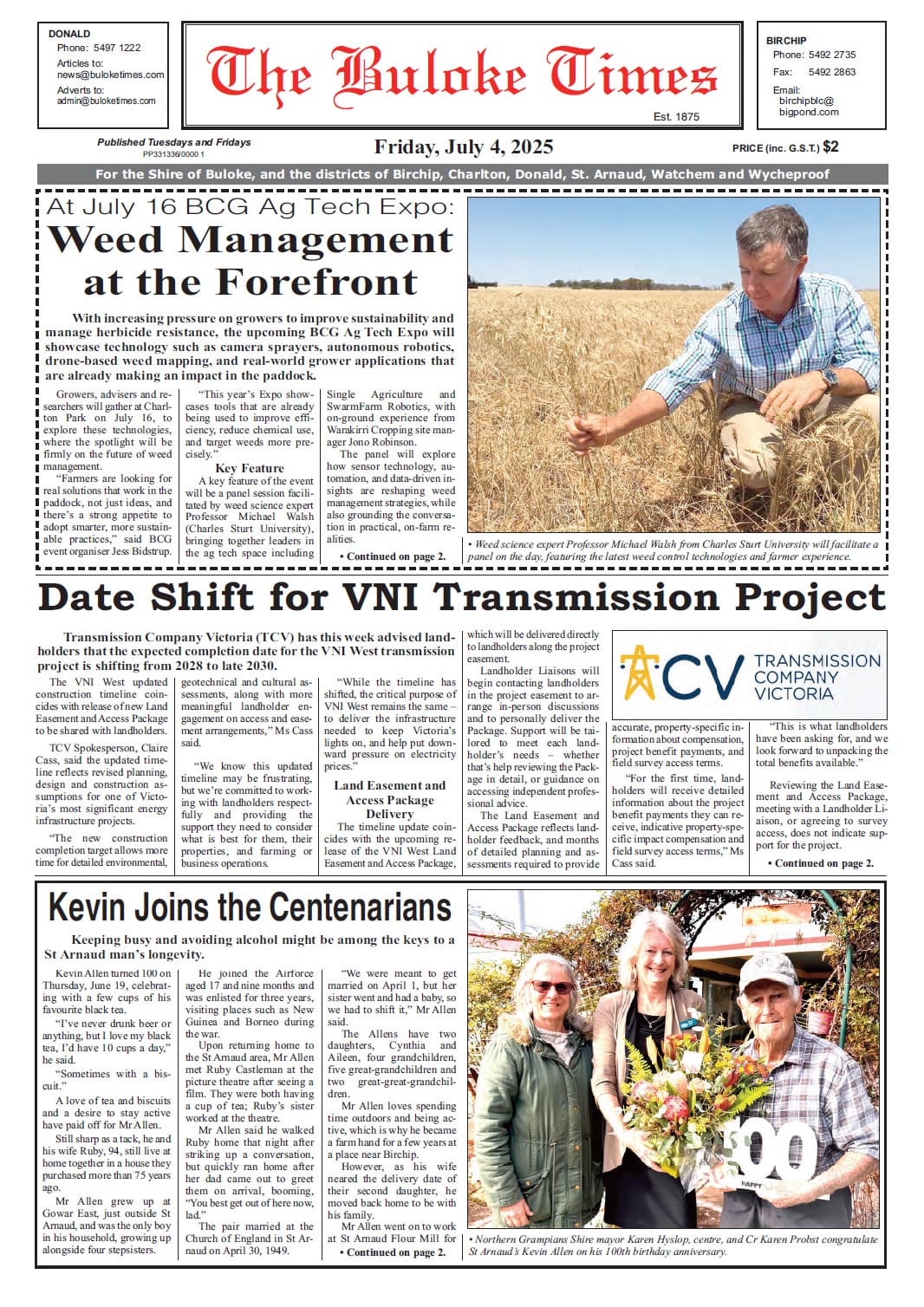 The Buloke Times 4 July 2025