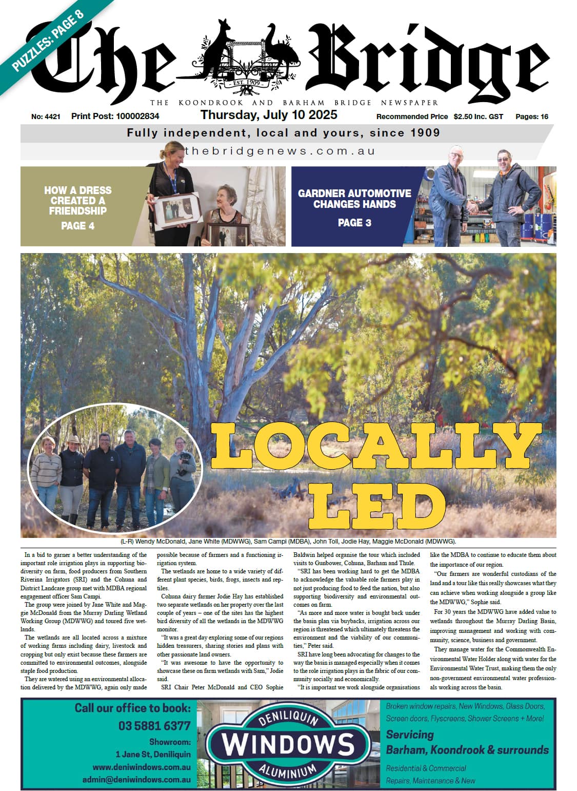 The Koondrook and Barham Bridge Newspaper 10 July 2025
