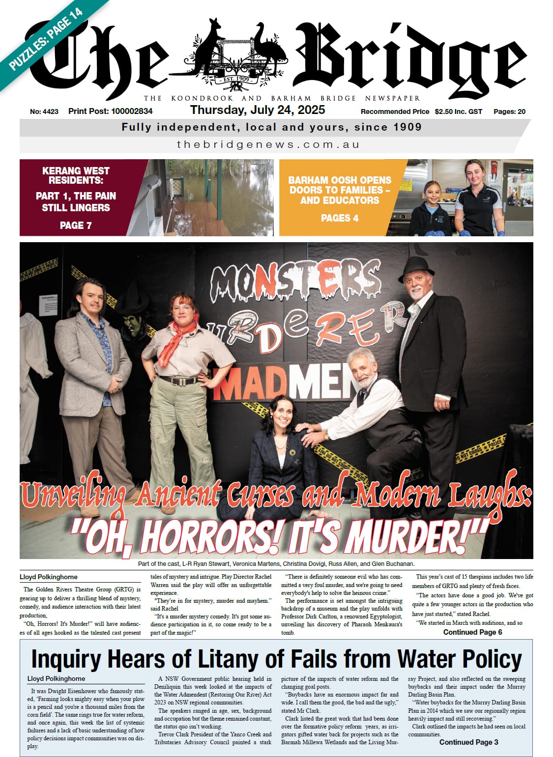 The Koondrook and Barham Bridge Newspaper 24 July 2025