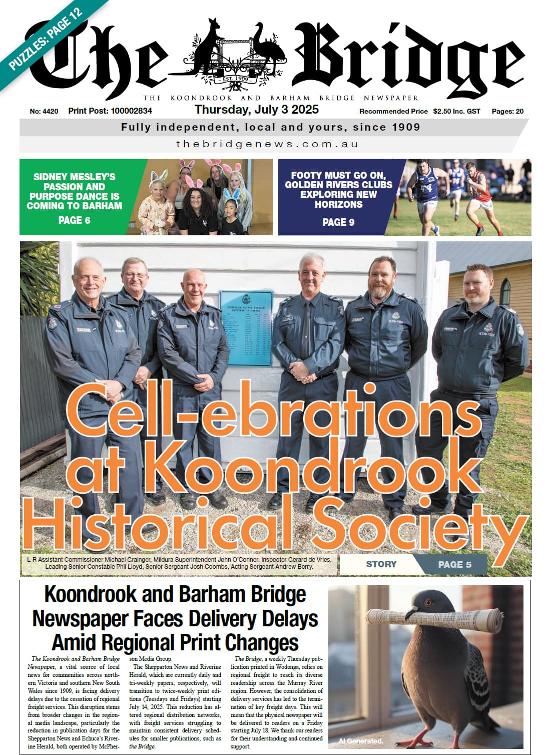 The Koondrook and Barham Bridge Newspaper 3 July 2025