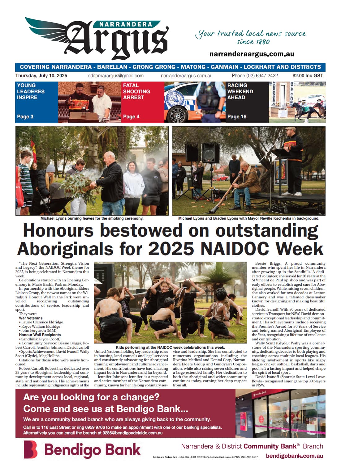 Narrandera Argus 10 July 2025