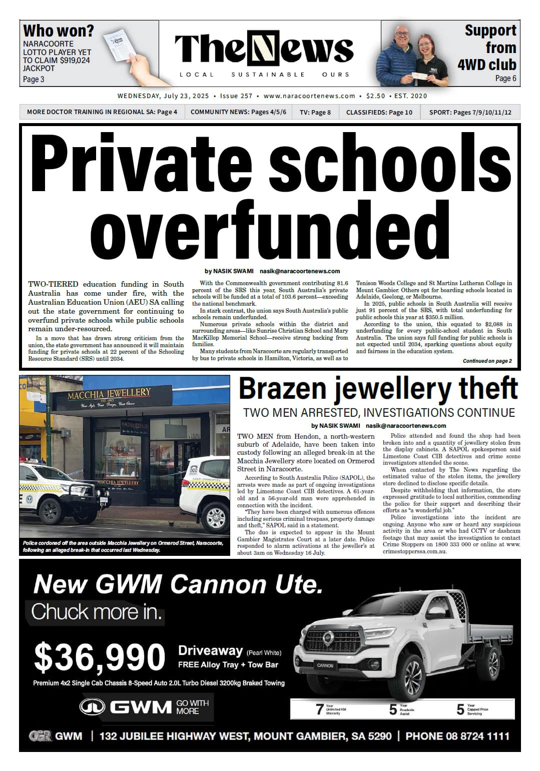 The Naracoorte News 23 July 2025