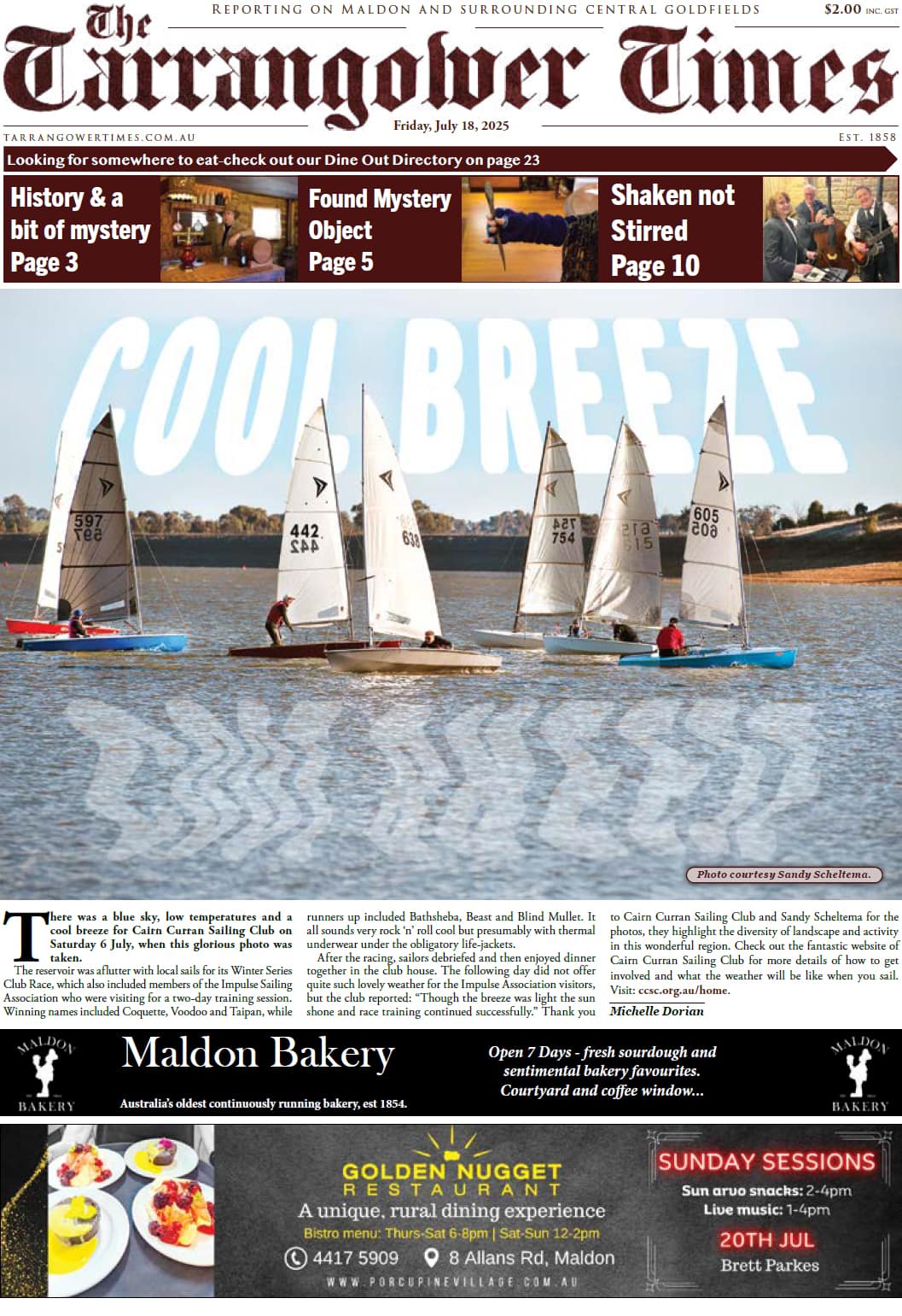 Tarrangower Times 18 July 2025