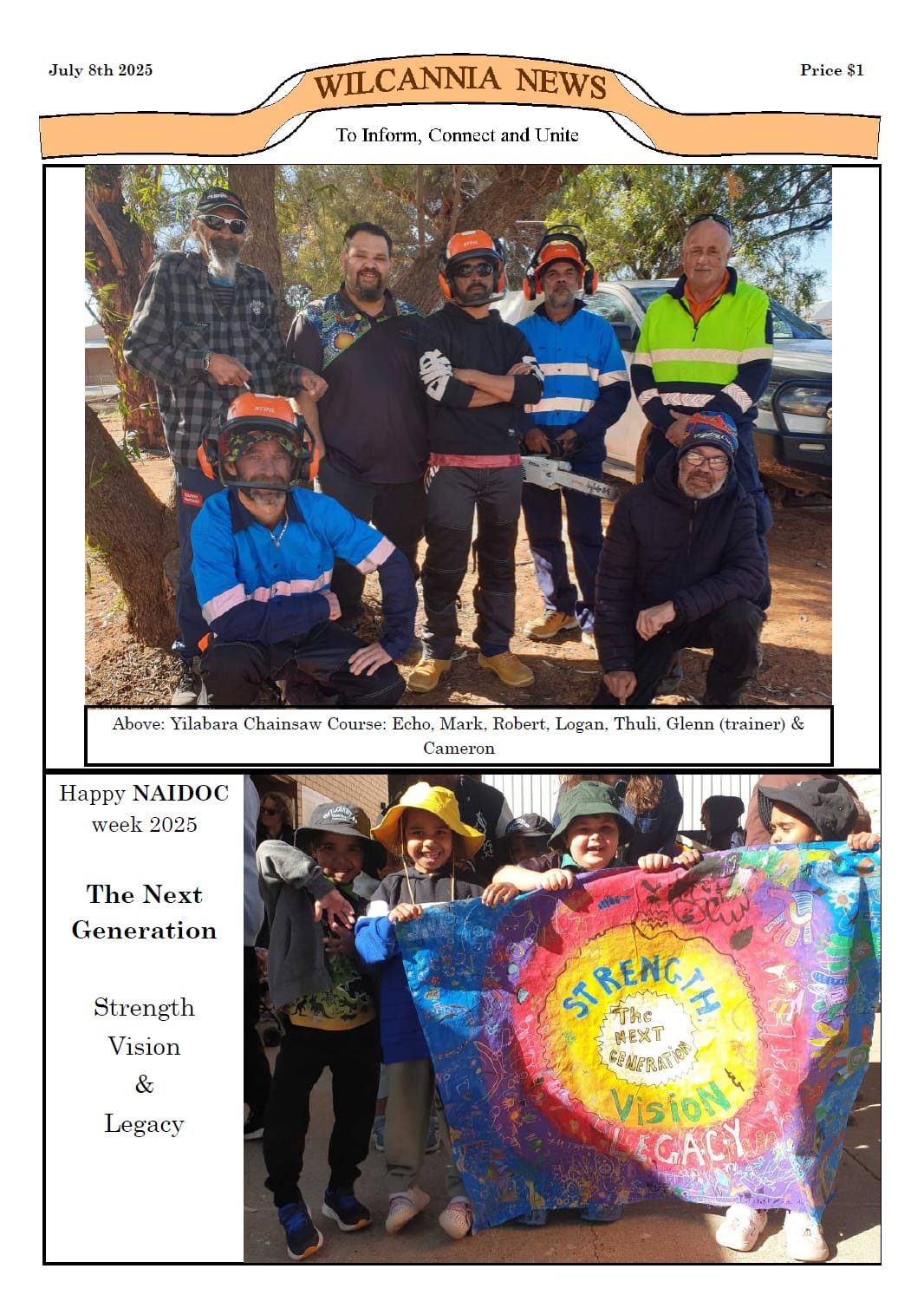 Wilcannia News 8 July 2025