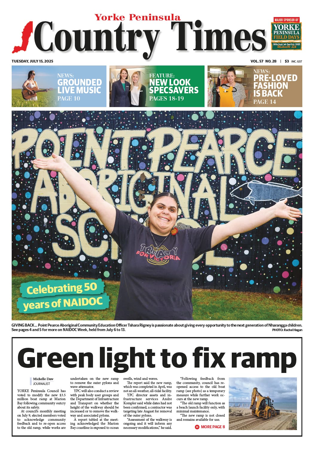 Yorke Peninsula Country Times 15 July 2025
