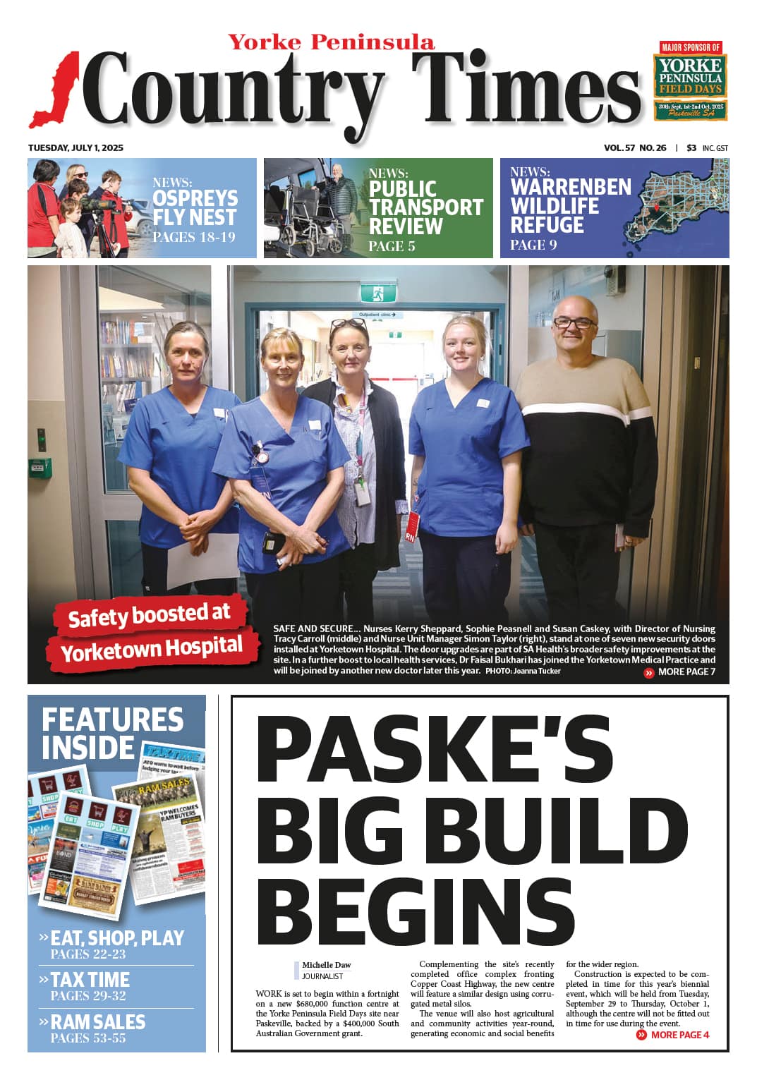 Yorke Peninsula Country Times 1 July 2025