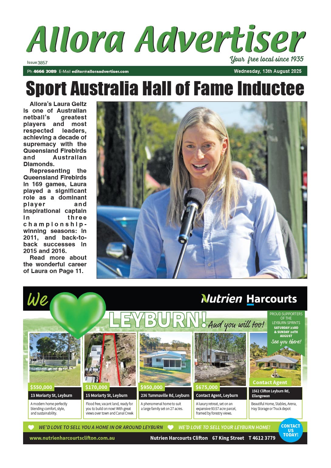 Allora Advertiser 13 August 2025