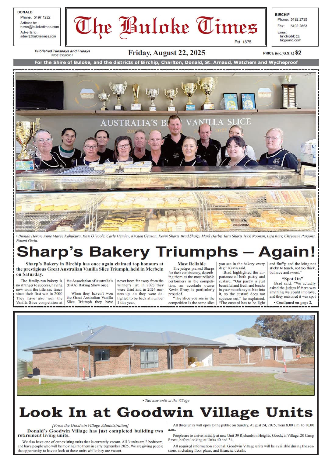 The Buloke Times 22 August 2025