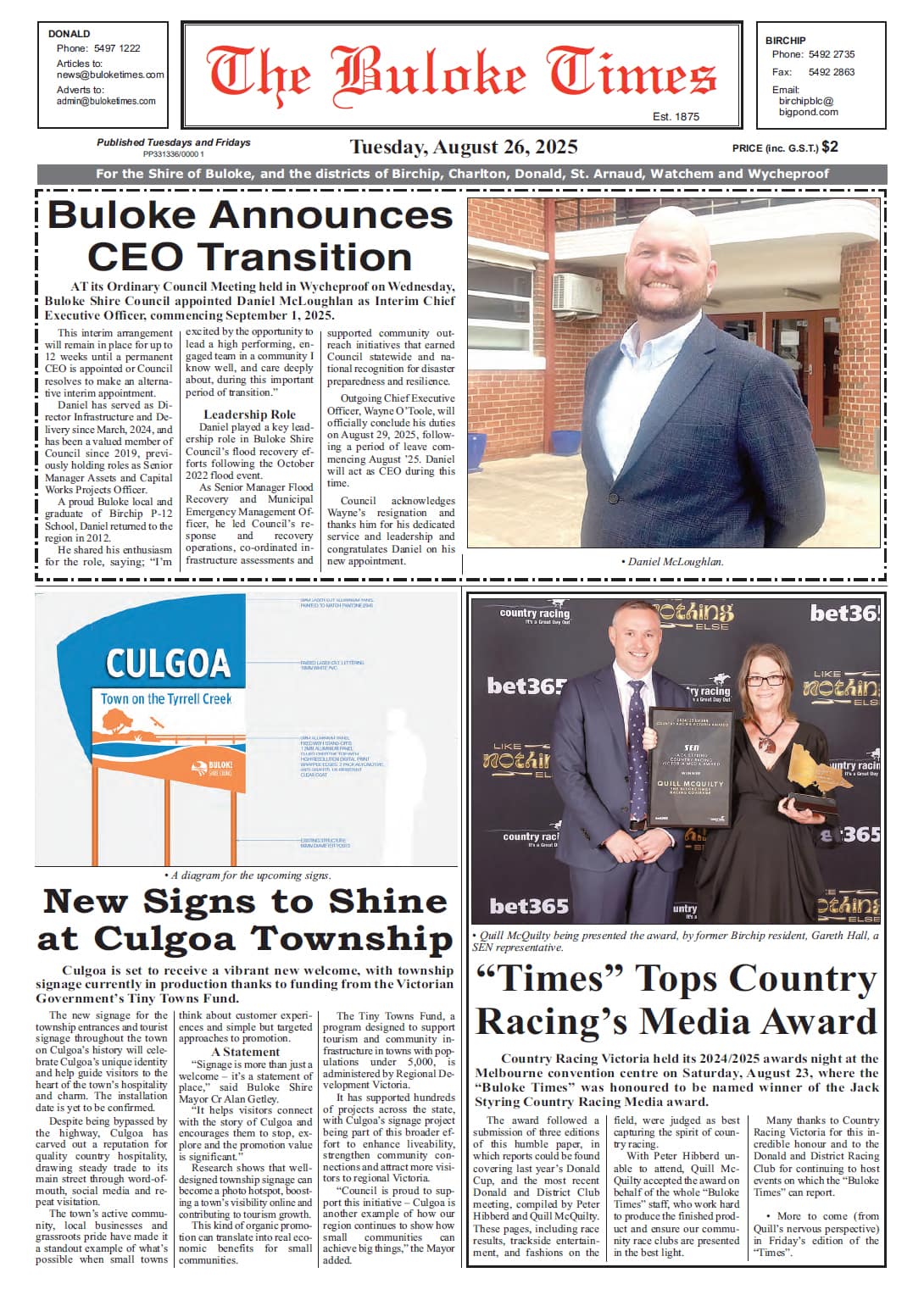 The Buloke Times 26 August 2025