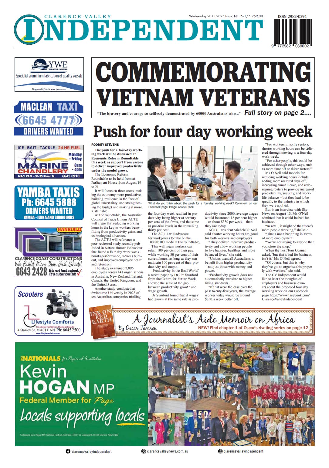 Clarence Valley Independent, 20 August 2025