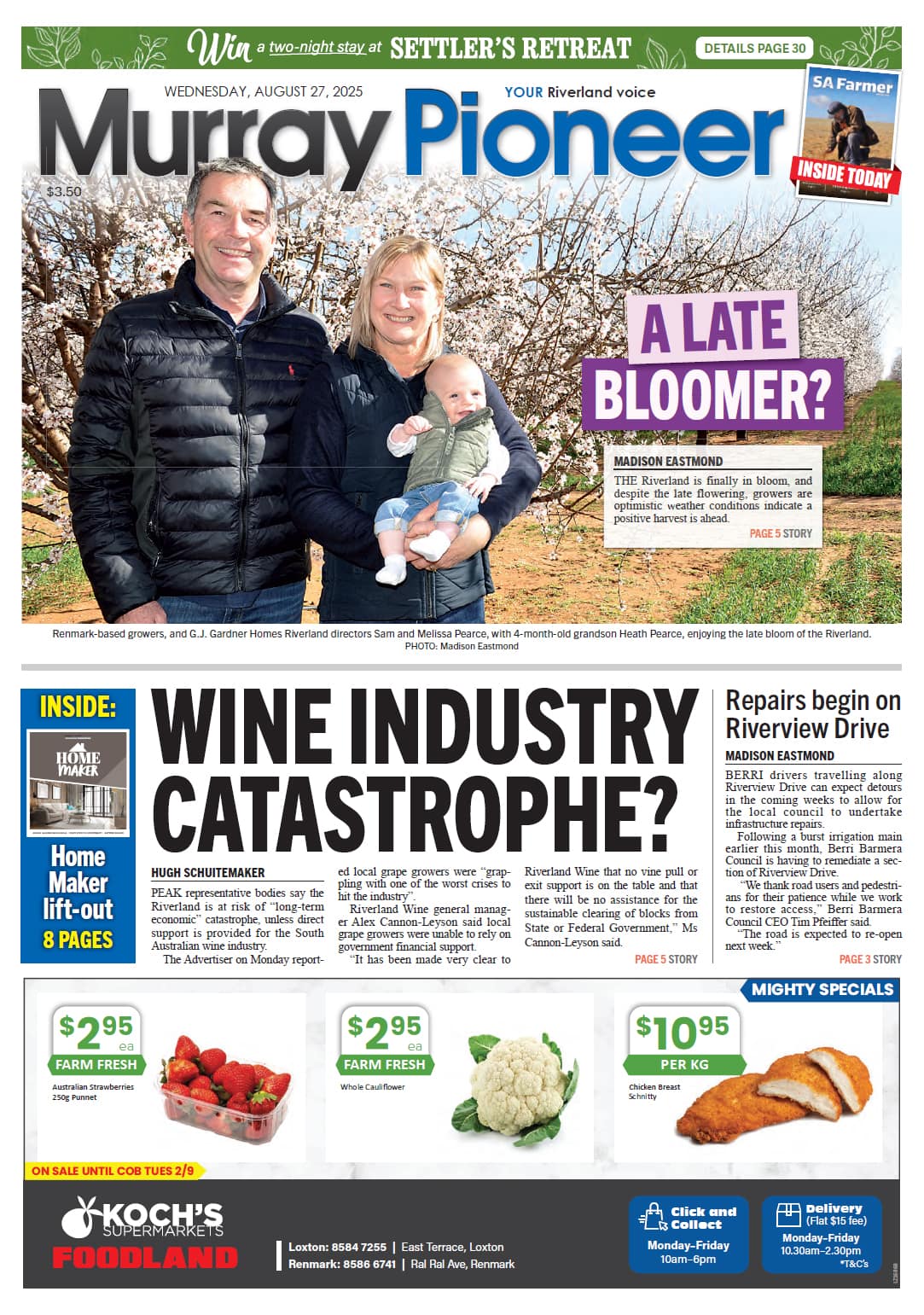 Murray Pioneer 27 August 2025