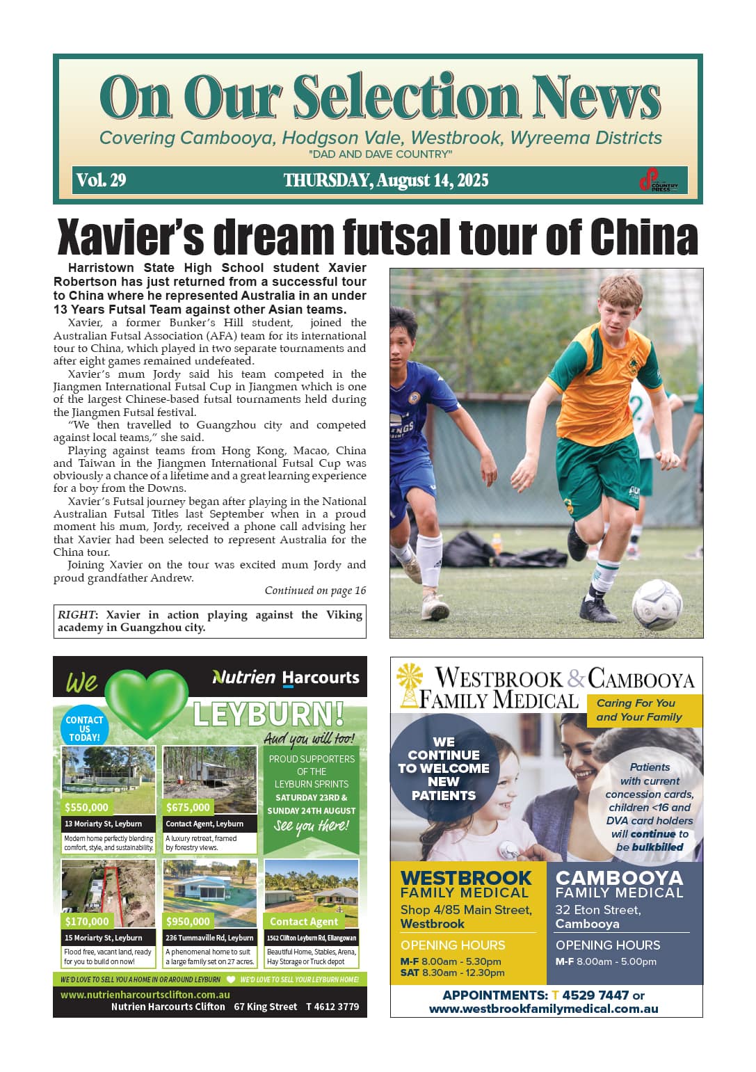 On Our Selection News 14 August 2025