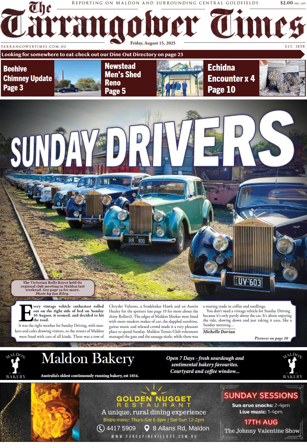 Tarrangower Times 15 August 2025