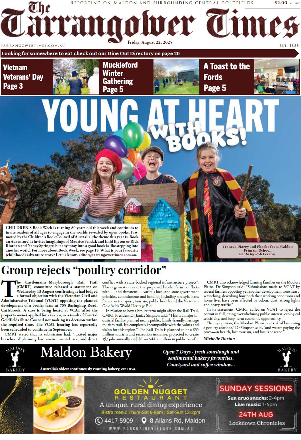 Tarrangower Times 22 August 2025