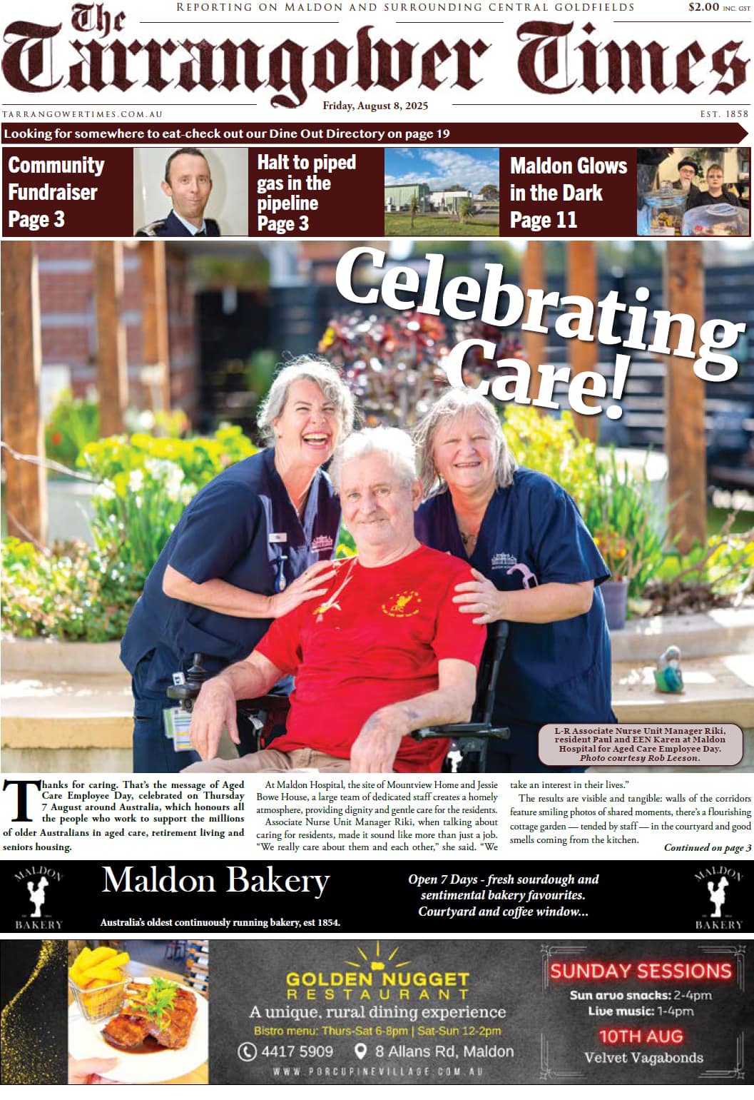Tarrangower Times 8 August 2025