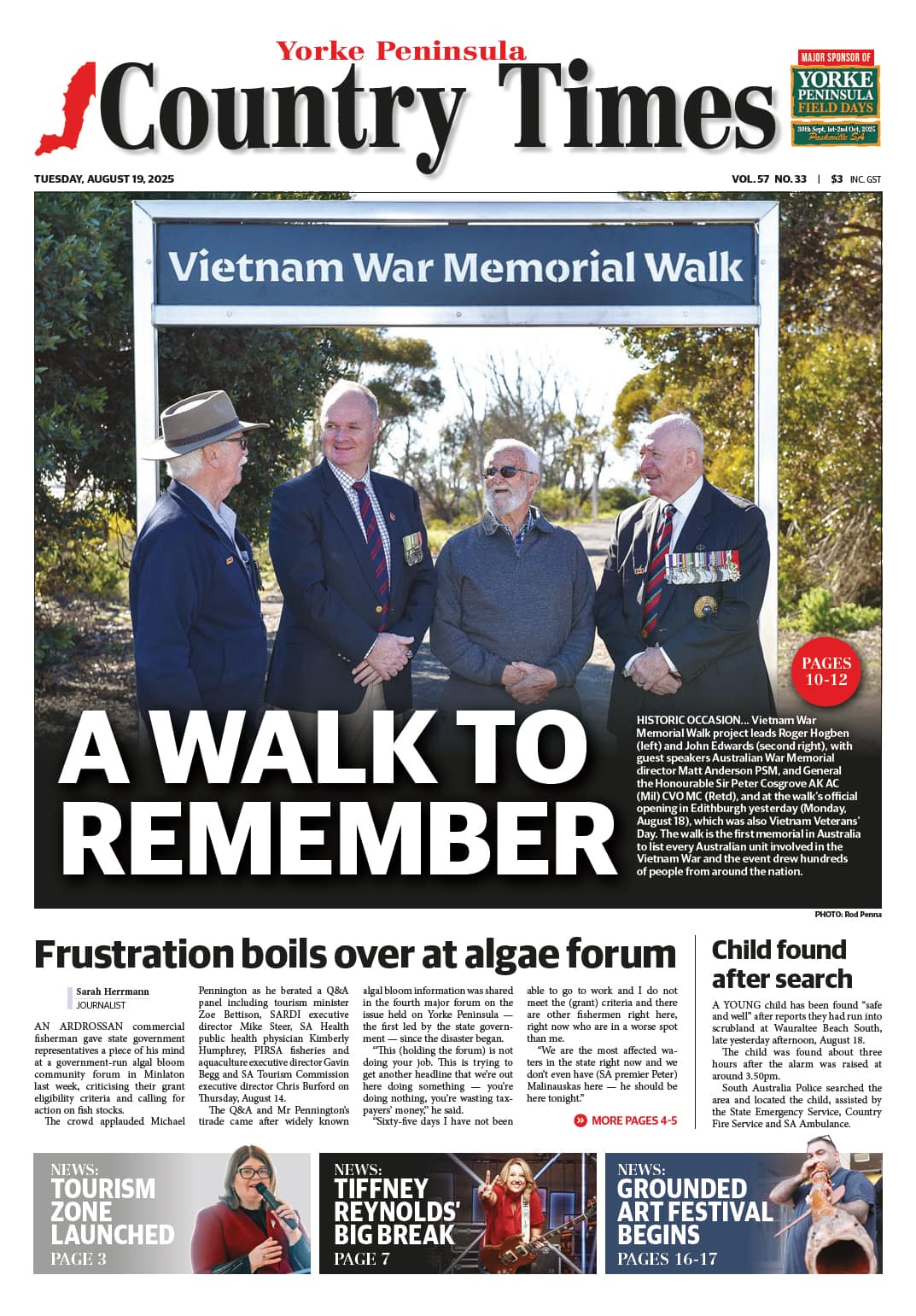 Yorke Peninsula Country Times 19 August 2025