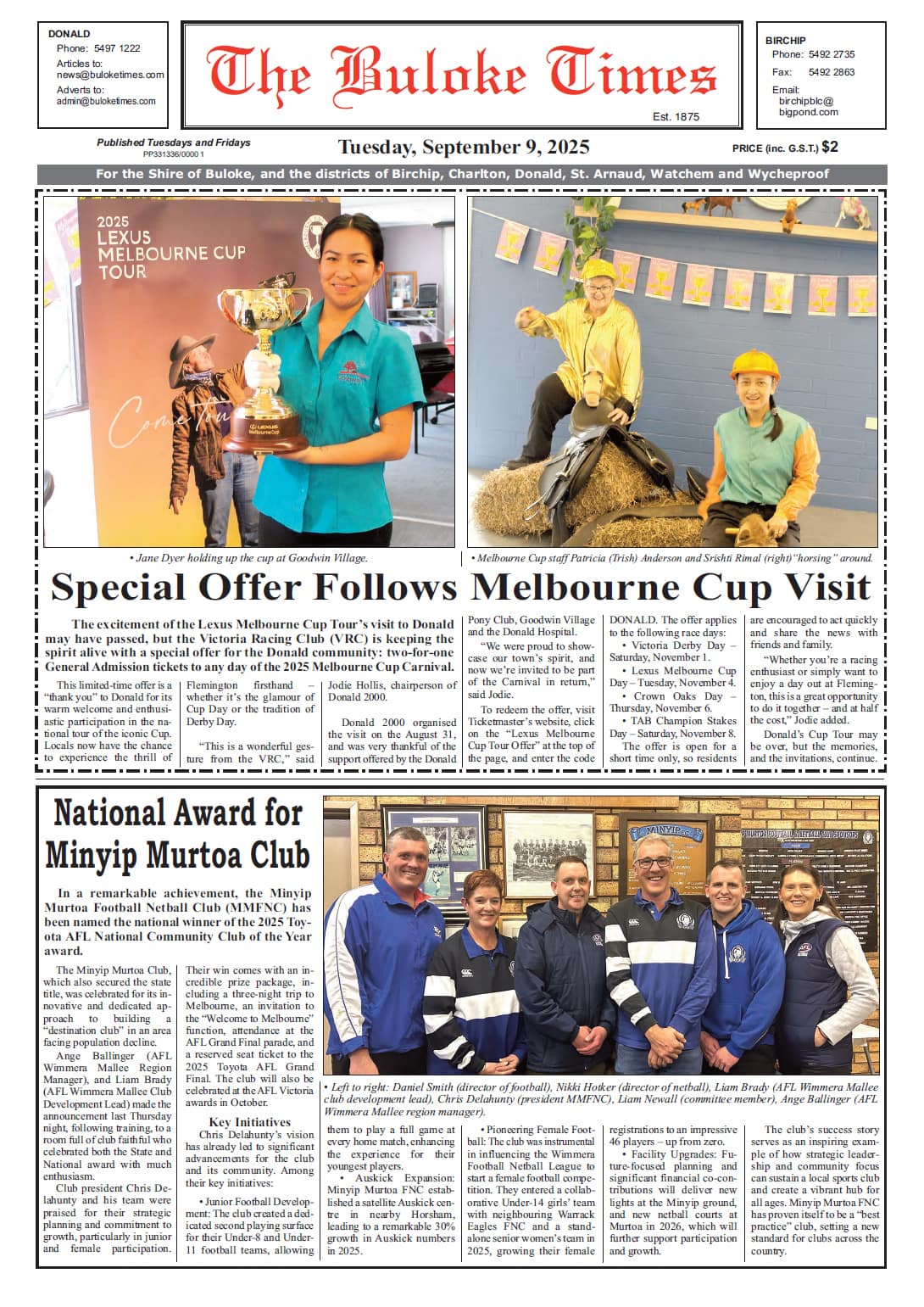 The Buloke Times 9 September 2025