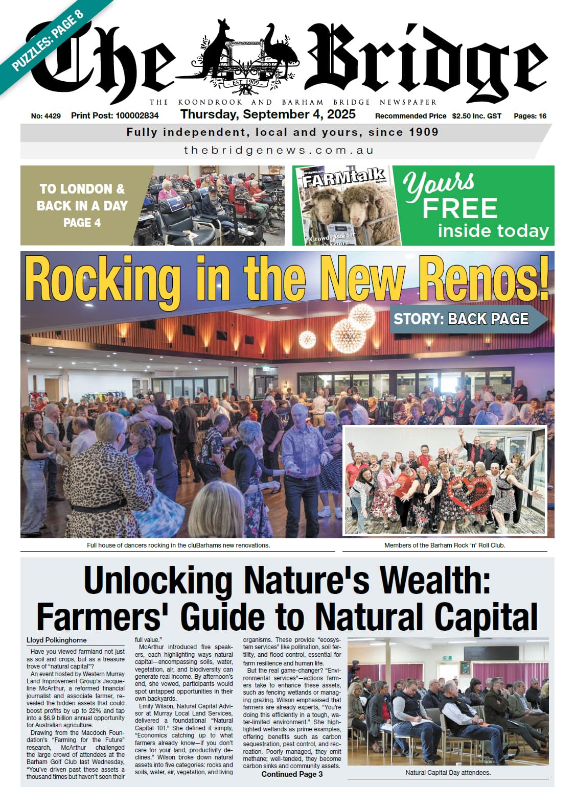 The Koondrook and Barham Bridge Newspaper 4 September 2025