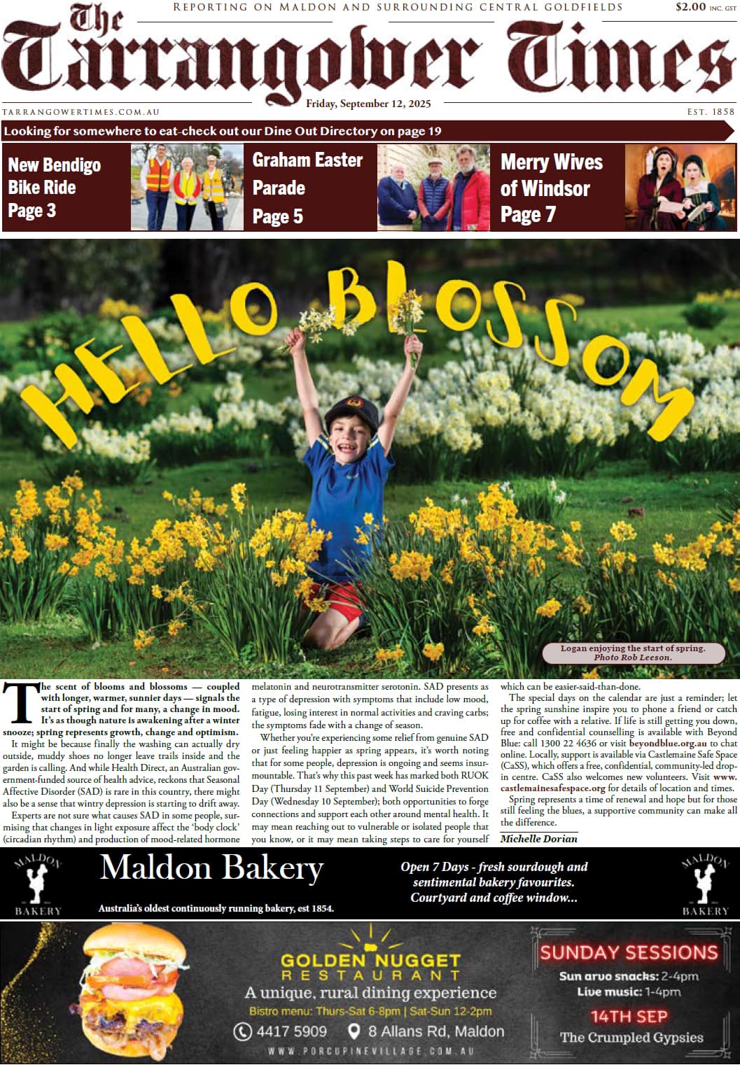 Tarrangower Times 12 September 2025
