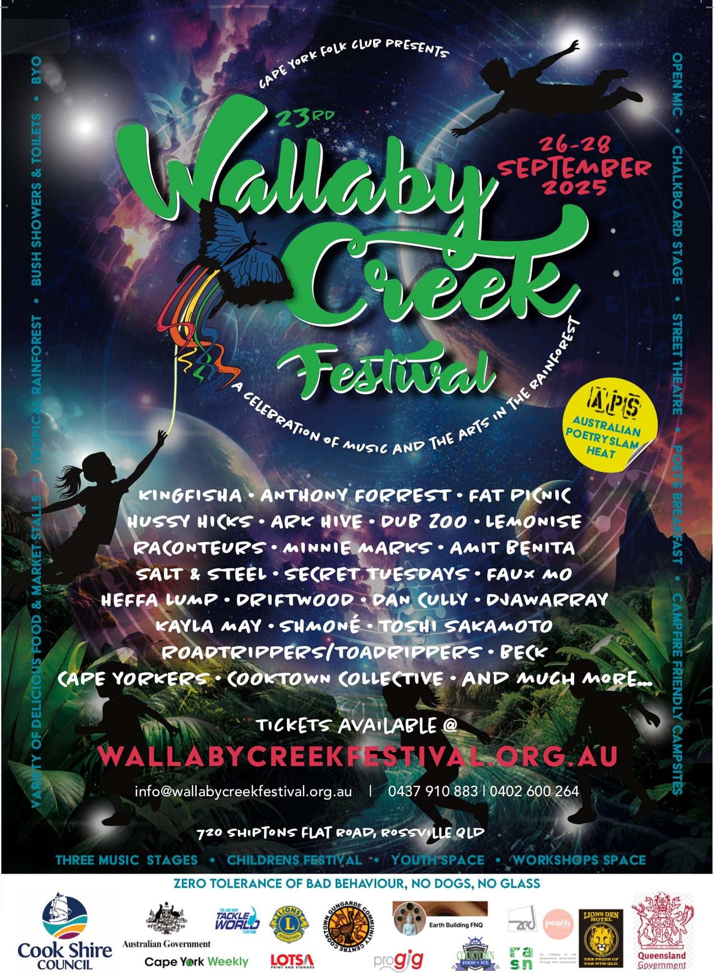 Wallaby Creek Festival poster