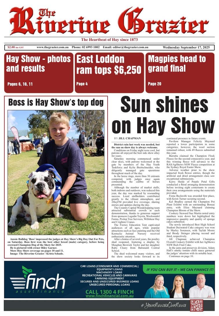 The Riverine Grazier 17 September 2025