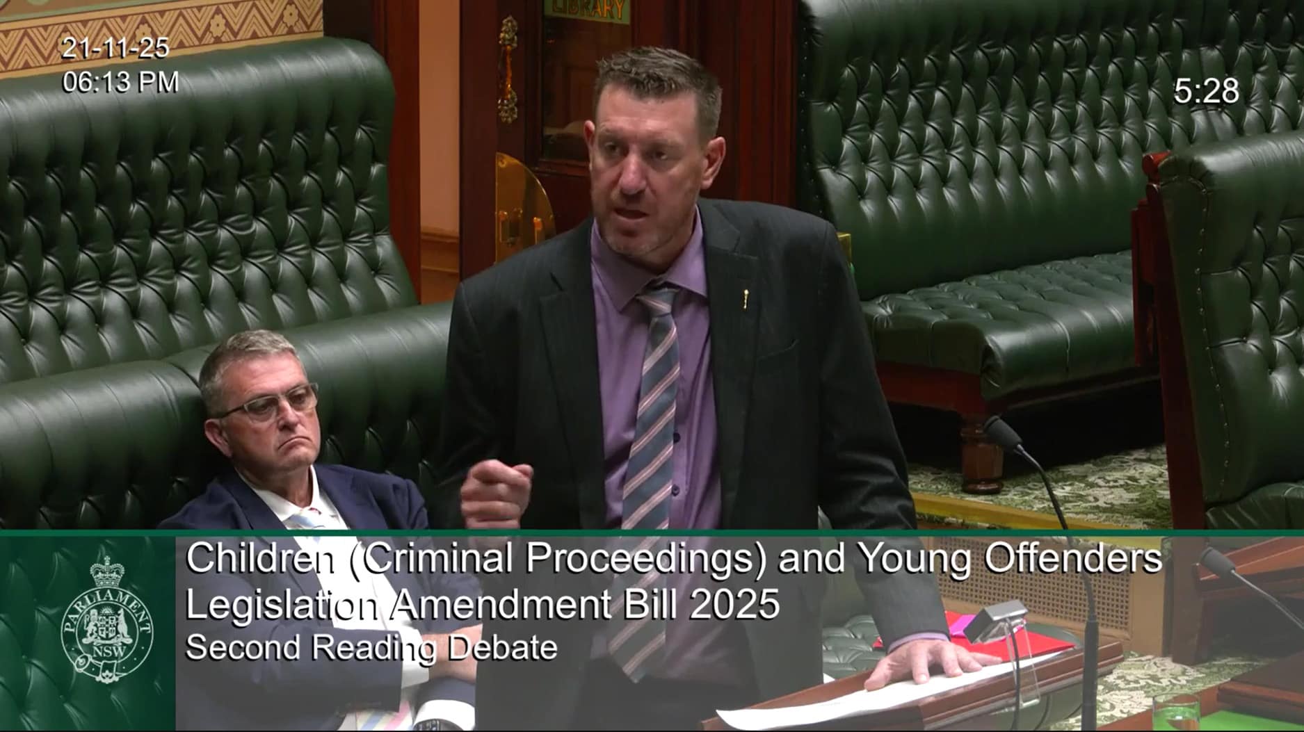 Michael Kemp Parliamentary debate 21 November 2025