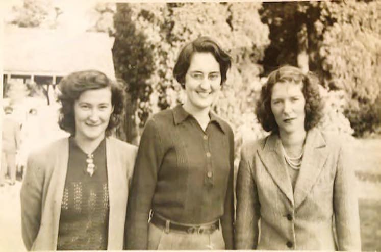 Sylvia with friends