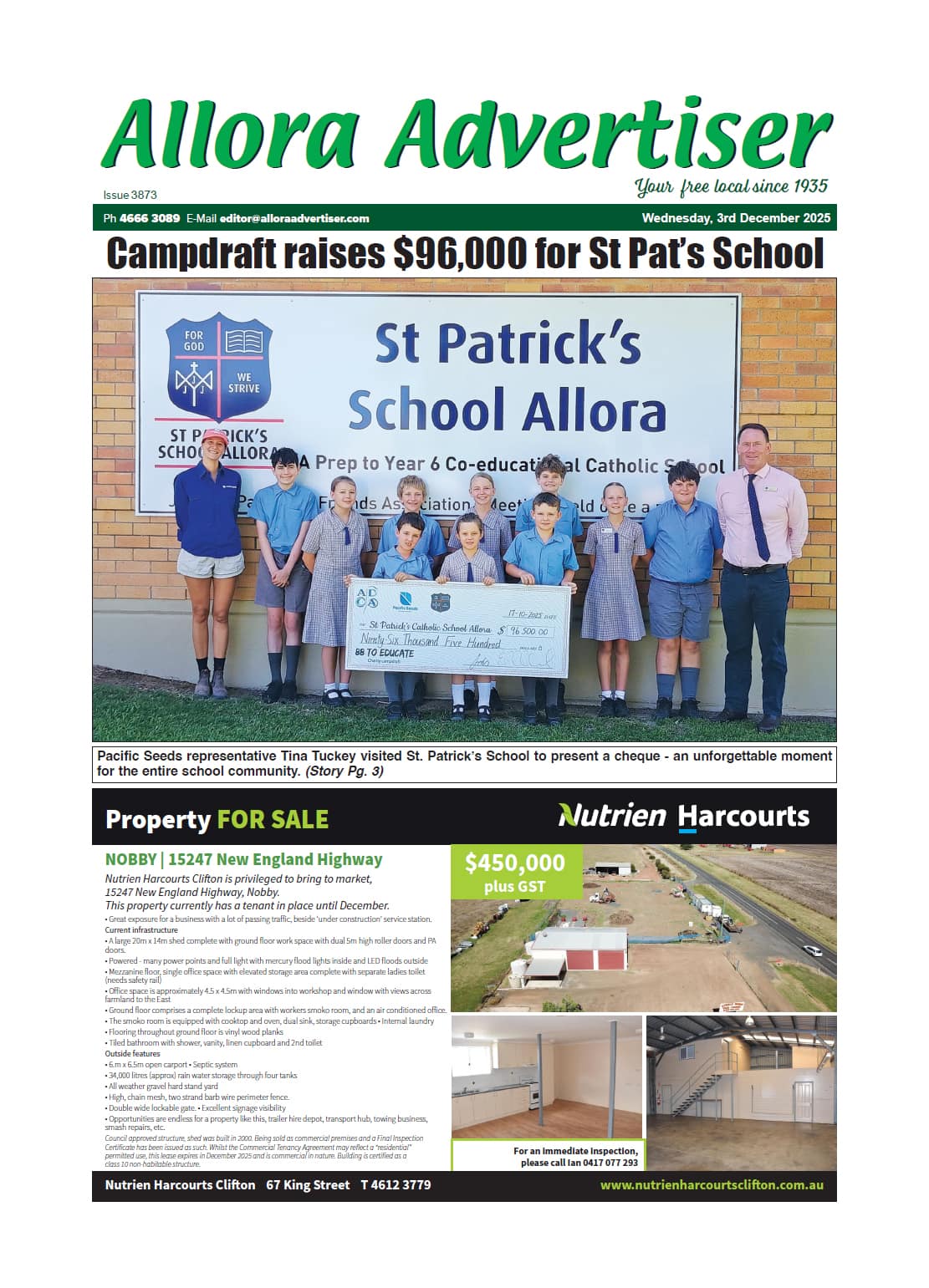 Allora Advertiser 3 December 2025