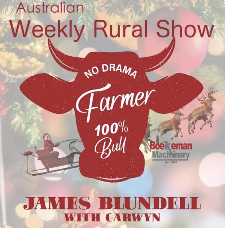 No Drama Farmer Christmas logo