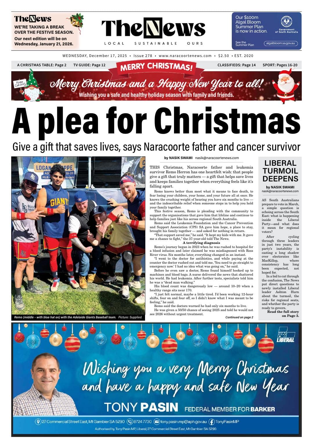 Naracoorte News 17 December 2025